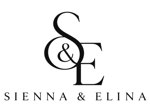 Sienna & Elina black monogram logo